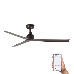 Ventilator tavan de exterior smart sistem TUYA si telecomanda IP44 MARINE M maro