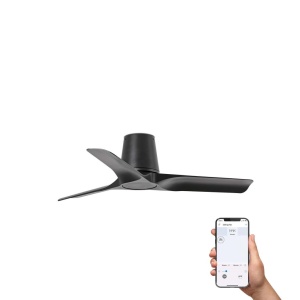 Ventilator tavan smart sistem TUYA si telecomanda HEY TUB S negru - Img 2