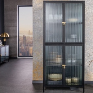 Vitrina moderna din metal si sticla Amsterdam 180cm - Img 7