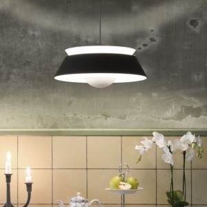 Abajur modern Cuna 38cm, negru 175889 universul-luminii.ro