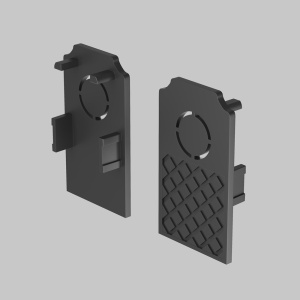 Accesoriu, Capat decor pentru pentru sinele magnetice incastrabile Exility