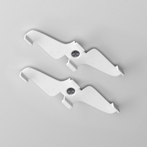 Accesoriu, Element de prindere tavan pentru sinele magnetice Exility alb