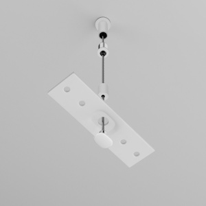 Accesoriu, Kit alb suspendare pentru sina magnetica Exility - Img 4
