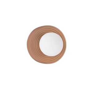 Aplica baie protectie IP44, Portelan, Caramel, ORBIQUE 16cm