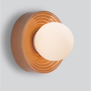 Aplica baie protectie IP44, Portelan, Caramel, ORBIQUE 16cm 245419 universul-luminii.ro