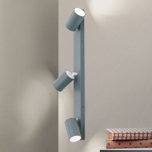 Aplica cu 3 spoturi directionabile stil minimalist PENN, verde deschis 241229 universul-luminii.ro