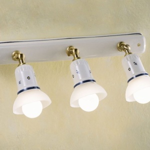 Aplica cu 3 spoturi realizata manual din ceramica SAVONA 127929 universul-luminii.ro