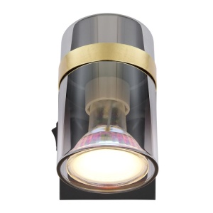 Aplica cu spot design industrial Trabby negru 135079 universul-luminii.ro