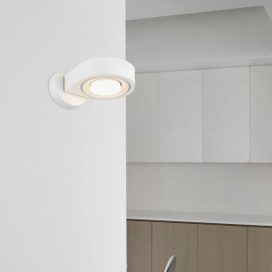 Aplica cu spot directionabil LOTUS 8897 alb crem - Img 2