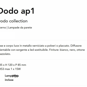 Aplica cu Spot stil modern minimalist Dodo ap1 negru 142309 universul-luminii.ro