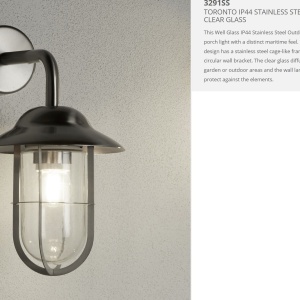 Aplica de exterior stil traditional IP44 Toronto 3291SS SRT 75419 universul-luminii.ro