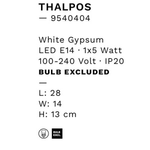 Aplica de perete ambientala din ghips THALPOS - Img 3