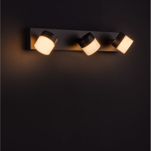 Aplica de perete baie cu 3 surse de lumina LED TEKO 152879 universul-luminii.ro
