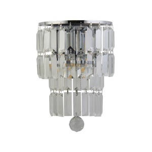 Aplica de perete baie cu protectie IP44 Empire 2LT, crom 158779 universul-luminii.ro