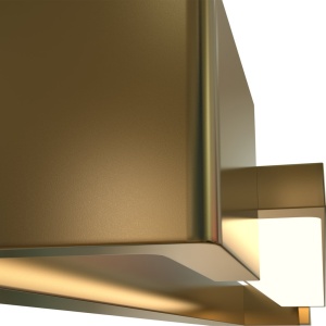 Aplica de perete baie cu protectie IP44, FLINK L-45cm, auriu 117259 universul-luminii.ro
