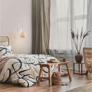 Aplica de perete boho style design natural Fado natur/ alb 228909 universul-luminii.ro