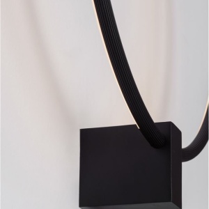 Aplica de perete circulara LED CCT CERCIO 50cm negru - Img 8