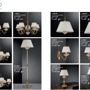 Aplica de perete clasica cu 2 brate din alama design italian 6502 204489 universul-luminii.ro