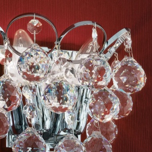 Aplica de perete cristal Asfour KRISTALL KLASSISCH crom - Img 2
