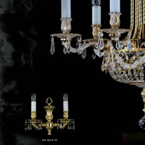 Aplica de perete Cristal Bohemia Exclusive ISLA II. WL CE 54089 universul-luminii.ro