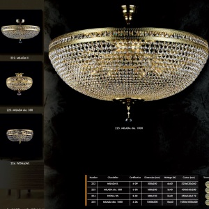 Aplica de perete Cristal Bohemia Exclusive Ivona WL CE 174639 universul-luminii.ro