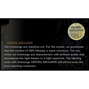 Aplica de perete Cristal Bohemia Exclusive MARIA TEREZIA 50 WL 85489 universul-luminii.ro