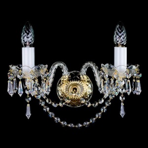 Aplica de perete cristal Bohemia MIRKA II. drops WL CE - Img 1