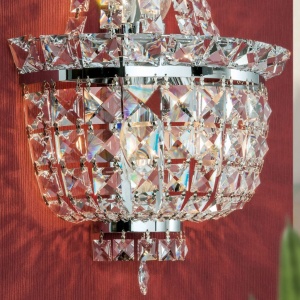 Aplica de perete cristal Swarovski AMBASSADOR crom, 2, universul-luminii.ro