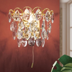 Aplica de perete cristal Swarovski KRISTALL KLASSISCH auriu, 4, universul-luminii.ro