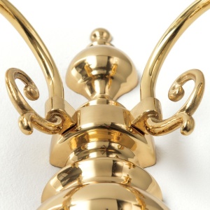 Aplica de perete cu 2 brate design clasic FLAMISCH, alama lucioasa 241399 universul-luminii.ro