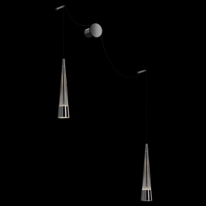 Aplica de perete cu 2 pendule LED design modern Sintesi 179829 universul-luminii.ro