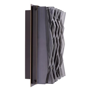 Aplica de perete cu aspect arhitectural Nuvola S bronz/ fumuriu 201829 universul-luminii.ro