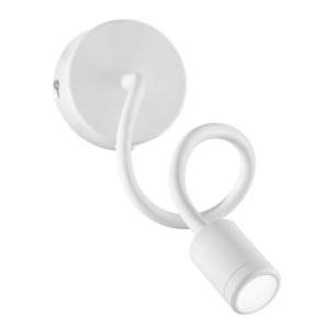 Aplica de perete cu brat flexibil, finisaj alb, LED FOCUS AP1 097183