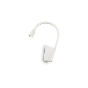 Aplica de perete cu brat flexibil LED GOOSE AP1 BIANCO 142708