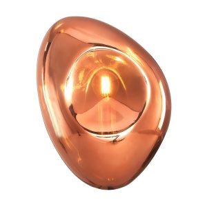 Aplica de perete cu forma geometrica asimetrica Mabell cupru 100939 universul-luminii.ro