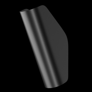 Aplica de perete cu lumina ambientala, design minimalist Notta negru 119109 universul-luminii.ro