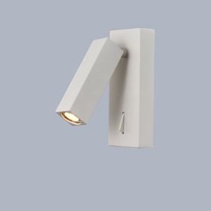 Aplica de perete cu reader LED, Tarifa alb MA-6070 - Img 1