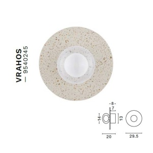 Aplica de perete decorativa VRAHOS bej 237059 universul-luminii.ro