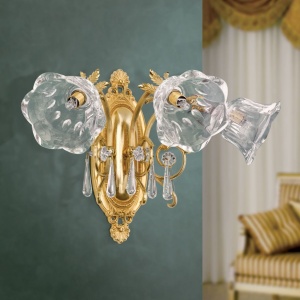 Aplica de perete design clasic LA BOHEME 3L, auriu - Img 6