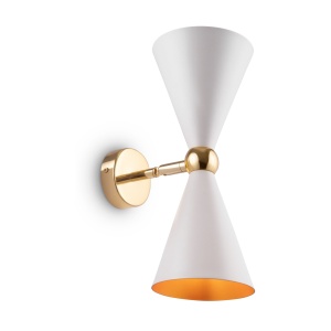 Aplica de perete design decorativ Vesper alb/auriu MYMOD108WL-02WG 83879 universul-luminii.ro