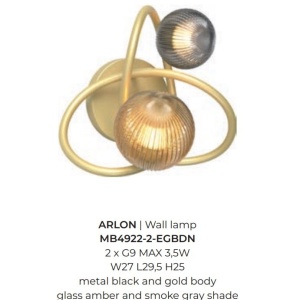 Aplica de perete design deosebit ARLON - Img 2
