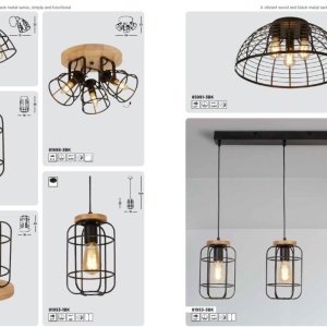 Aplica de perete design geometric Vision Cage 208289 universul-luminii.ro