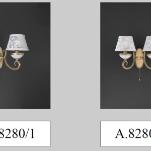 Aplica de perete design italian din alama 8280 117129 universul-luminii.ro