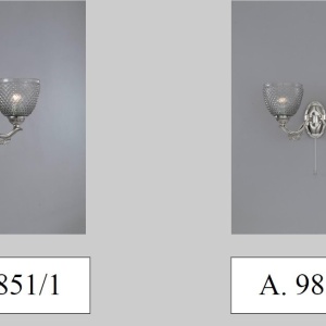 Aplica de perete design italian din alama 9851 116849 universul-luminii.ro