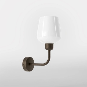 Aplica de perete design italian din alama si sticla Talis - Img 2