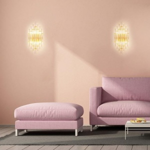 Aplica de perete design mimimalist Imperial auriu - Img 5