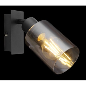 Aplica de perete design modern HADERA negru 114089 universul-luminii.ro