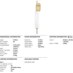 Aplica de perete design modern MILEY - Img 3