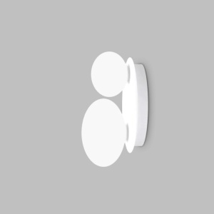 Aplica de perete design modern Ninfea ap2 alb
