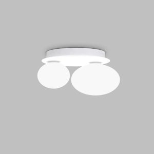 Aplica de perete design modern Ninfea ap2 alb 165959 universul-luminii.ro